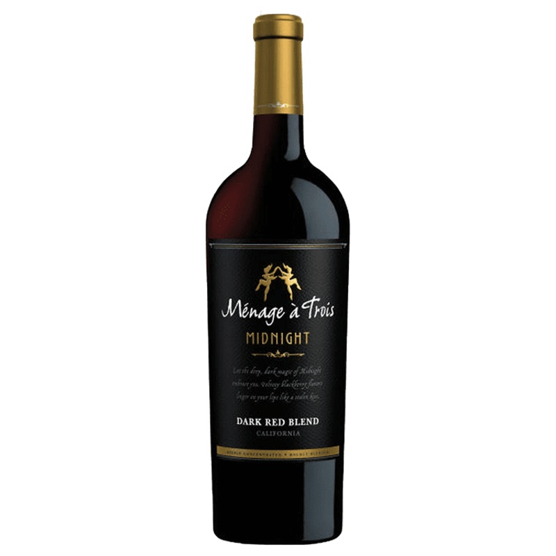 Mnage a Trois Midnight Dark Red Blend, 2018