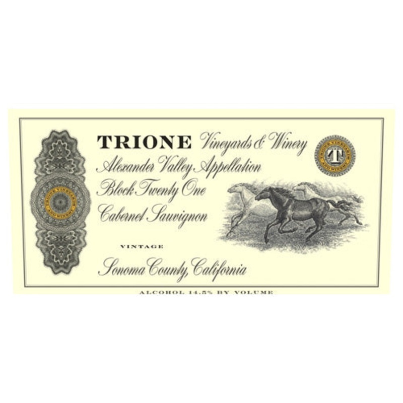 Trione Cabernet Sauvignon Block 21 2017