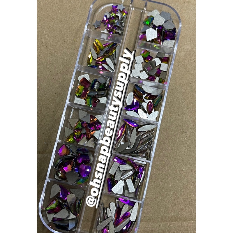 Aurora Crystal MIX ( OhSnap! )- set of 12
