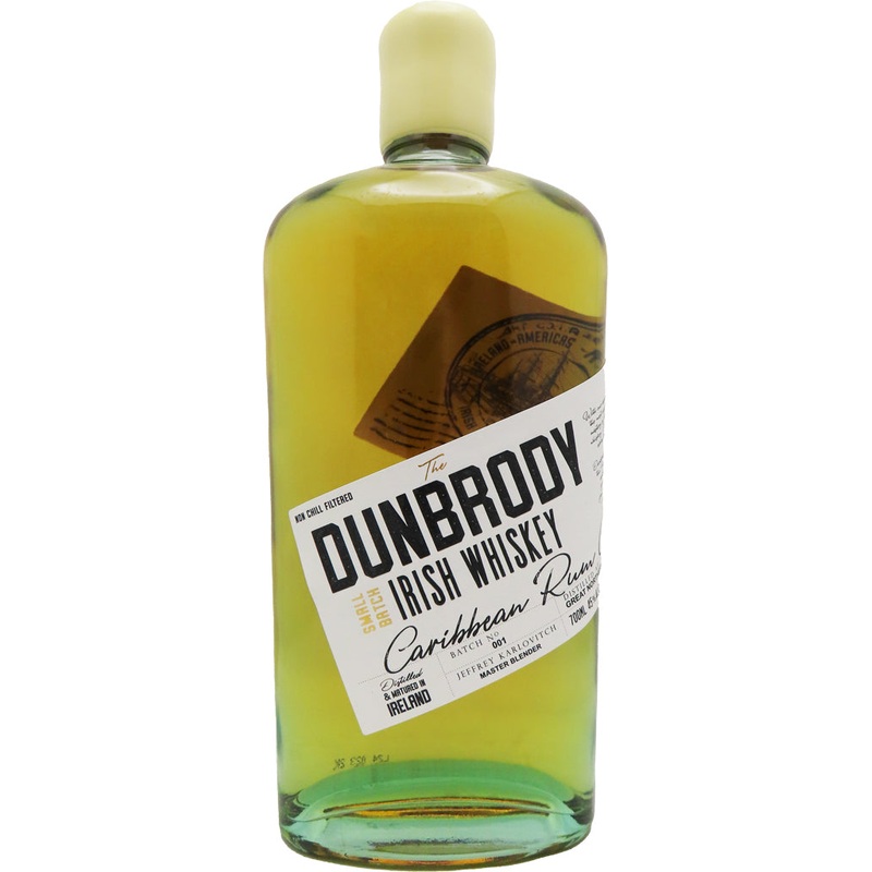 The Dunbrody Caribbean Rum Cask Irish Whiskey 700ml