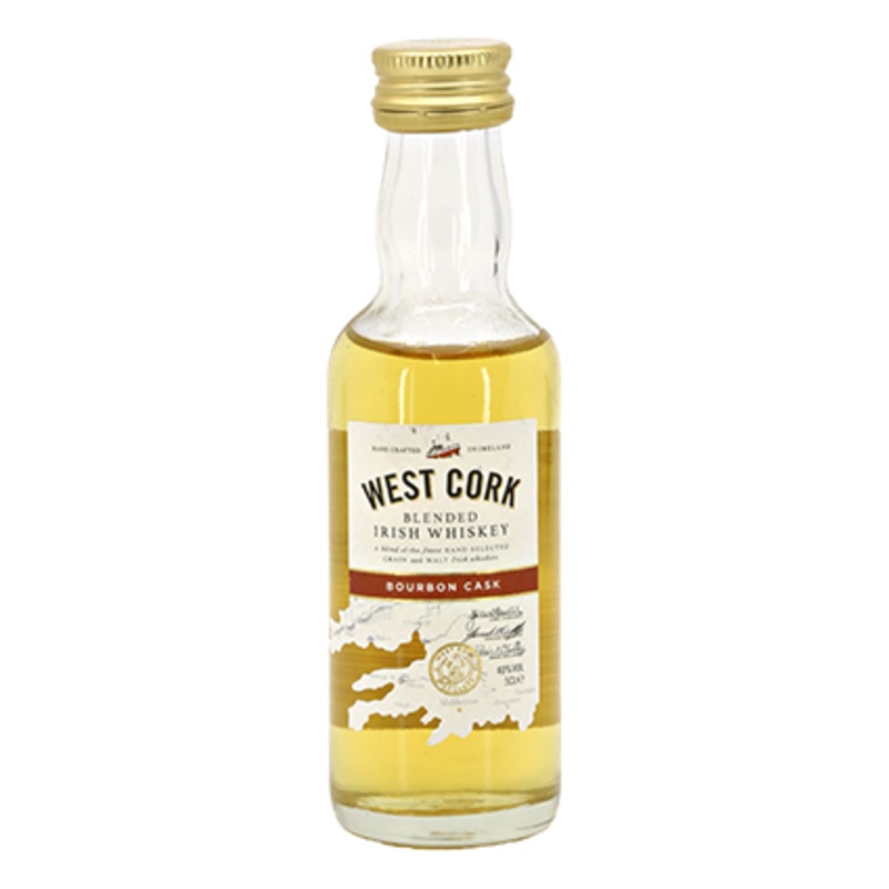 West Cork ‘Original’ Irish Whiskey Bourbon Cask Miniature 50ml
