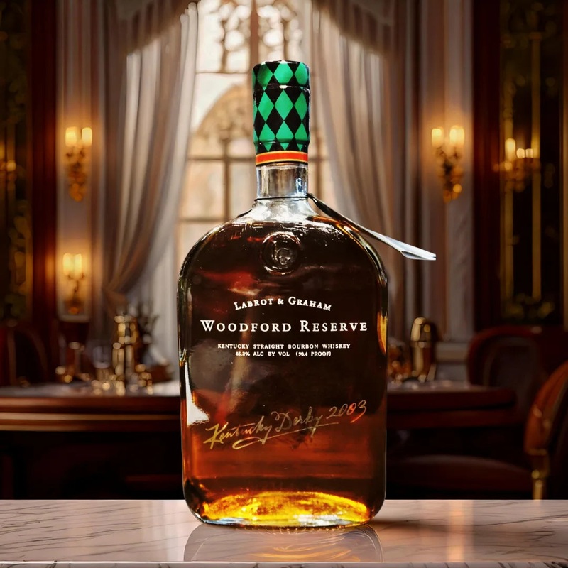 2003 Woodford Reserve Kentucky Derby 129th Edition Straight Bourbon Whiskey 1Lt.