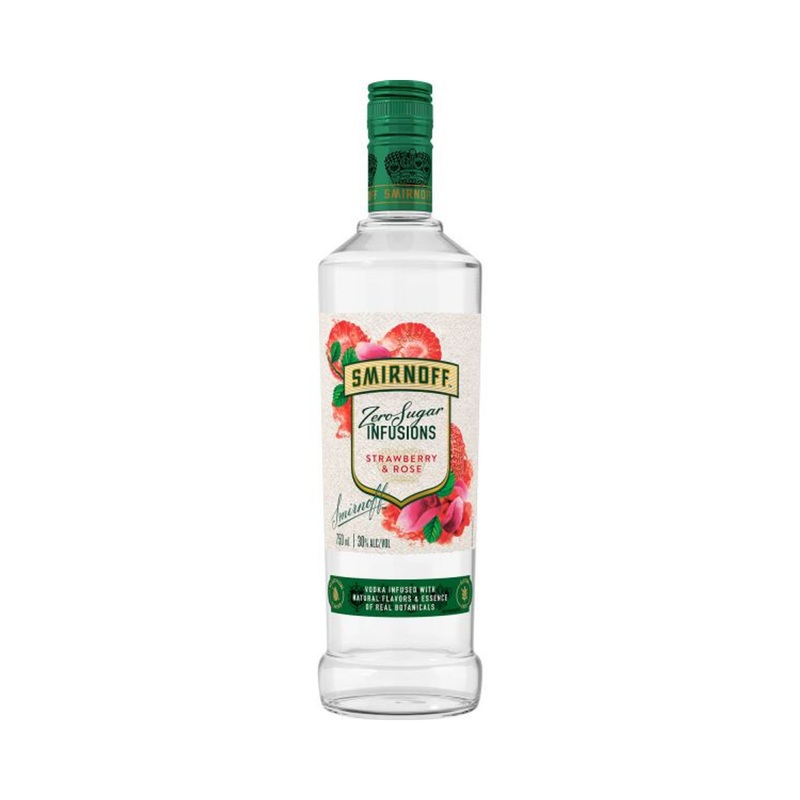 Smirnoff Zero Strawberry & Ros Vodka