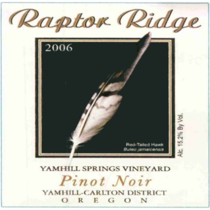 2006 Raptor Ridge Yamhill Springs Vineyard Pinot Noir 750ml