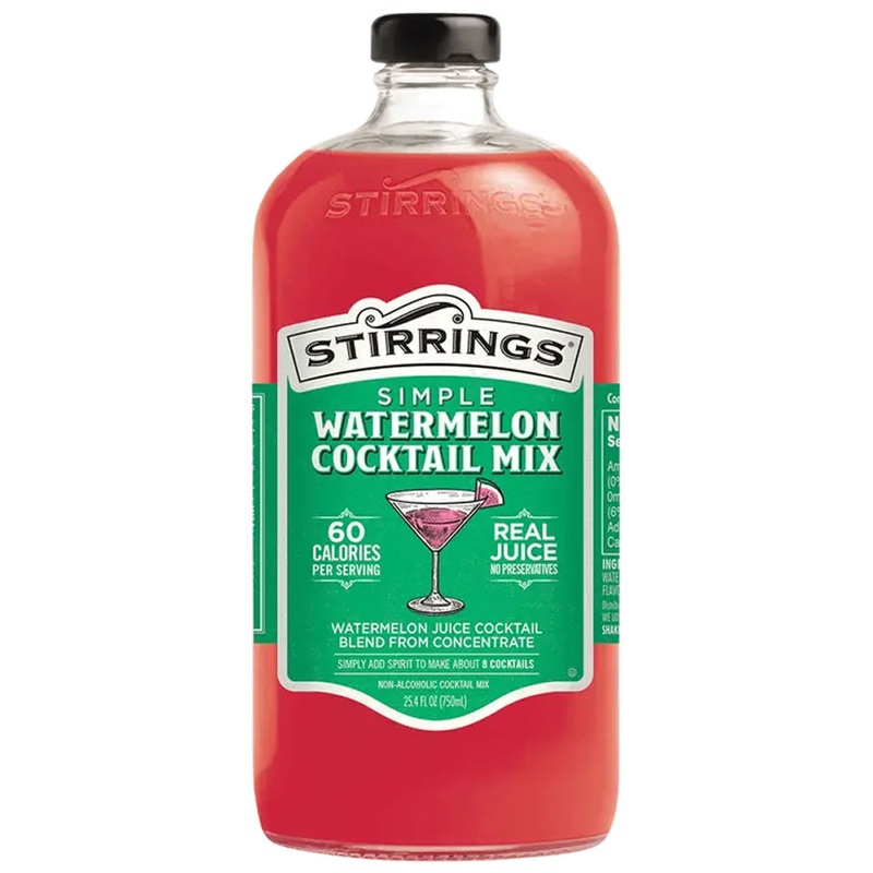 Stirrings Watermelon Cocktail Mix 750ML