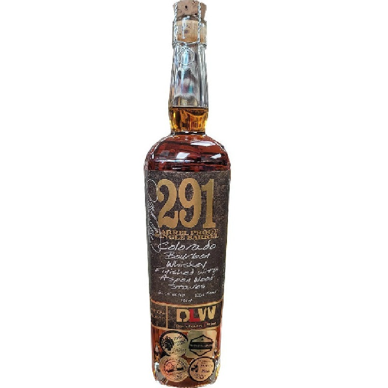 291 Barrel Proof Colorado Bourbon Whiskey DLW #615 Single Barrel 750ml