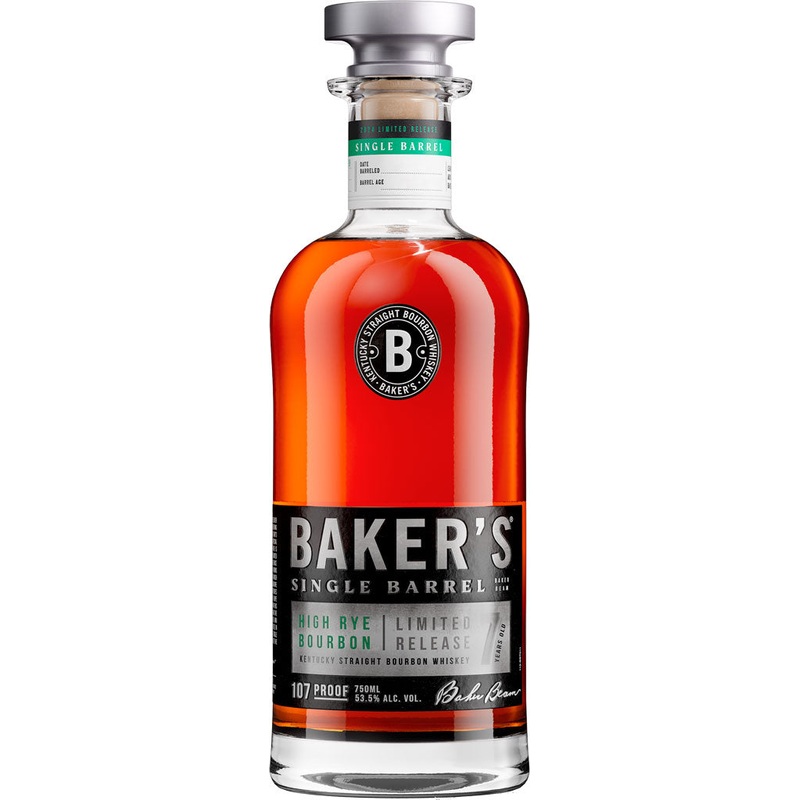 Baker’s Single Barrel High Rye Bourbon 7 Year Old 107 Proof 750ml
