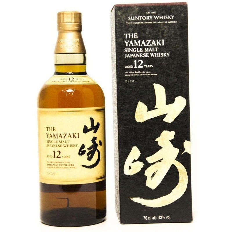 Yamazaki 12 Year Old Single Malt Japanese Whisky – 70cl 43%