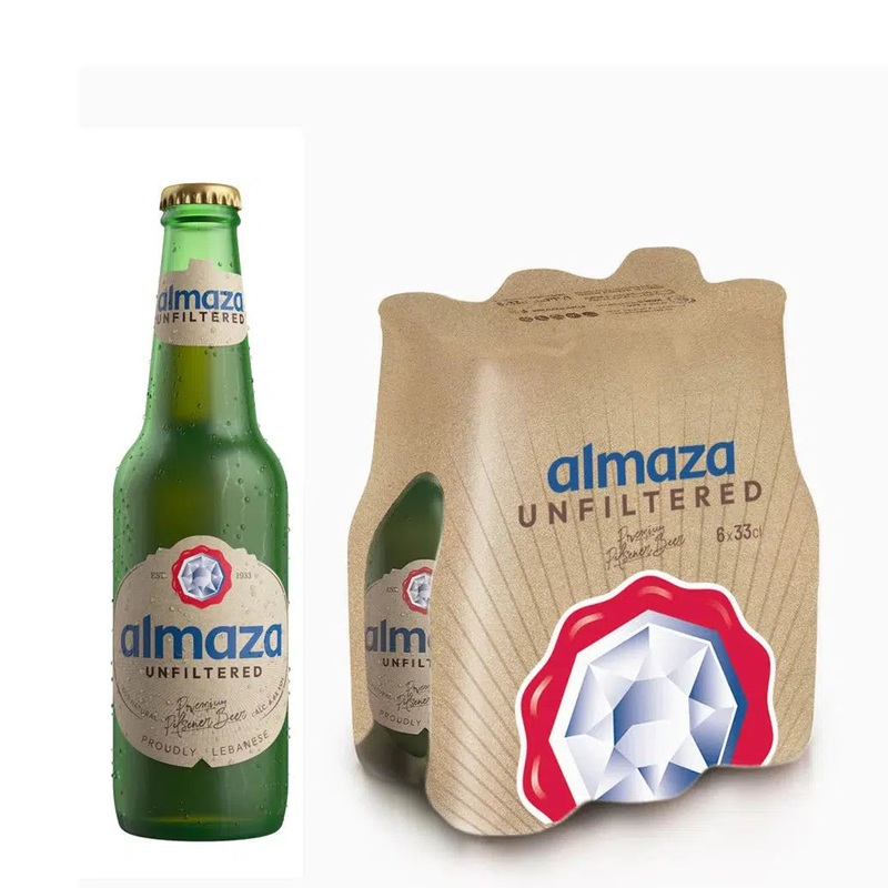 Almaza Unfiltered Pilsener Lebanese Beer (24x330ml)