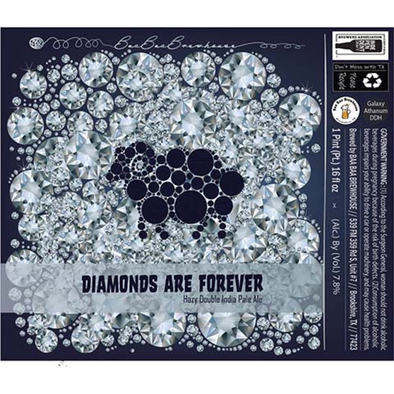 Baa Baa Diamonds Are Forever Hazy DIPA