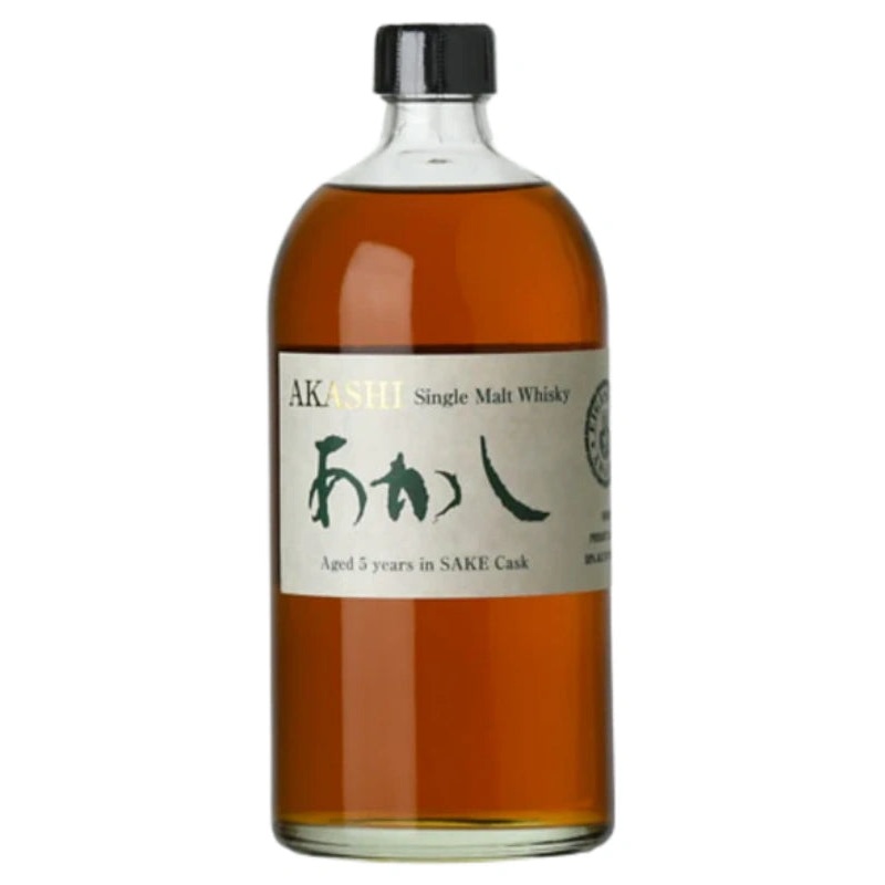 Akashi 5 Year Sake Cask Aged Japanese Single Malt Whisky 750mL