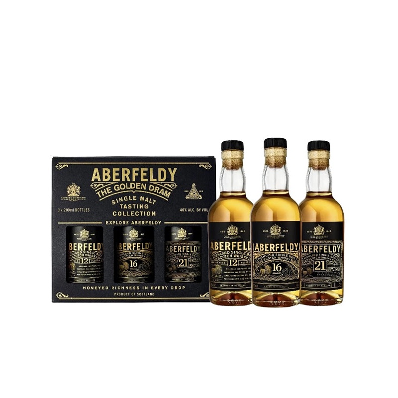 Aberfeldy The Golden Dram Single Malt Tasting Collection