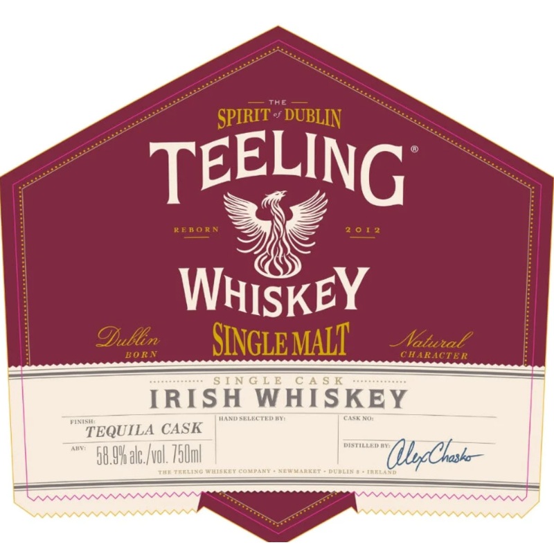 Teeling Single Cask Tequila Cask Single Malt Irish Whisky