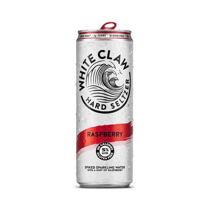 White Claw Hard Seltzer Raspberry 6 Pack