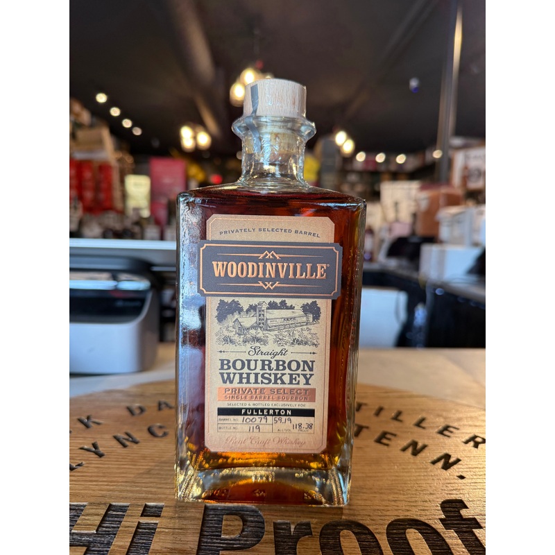 Woodinville Straight Bourbon Hi Proof Store Pick 118.38 Proof 750ml ( 7 years and 6 month old )