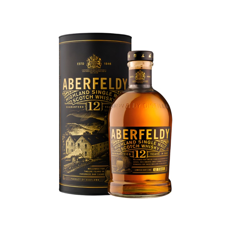 Aberfeldy 12 Year Old Single Malt Scotch Whisky 750ml