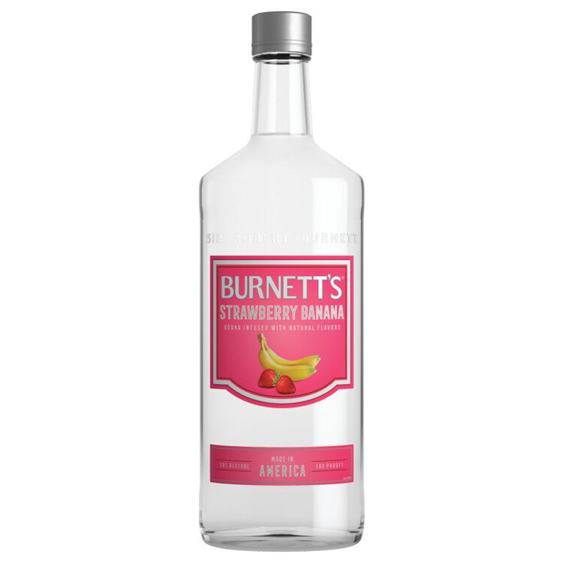 BURNETT’S STRAWBERRY BANANA FLAVORED VODKA 60 750ML