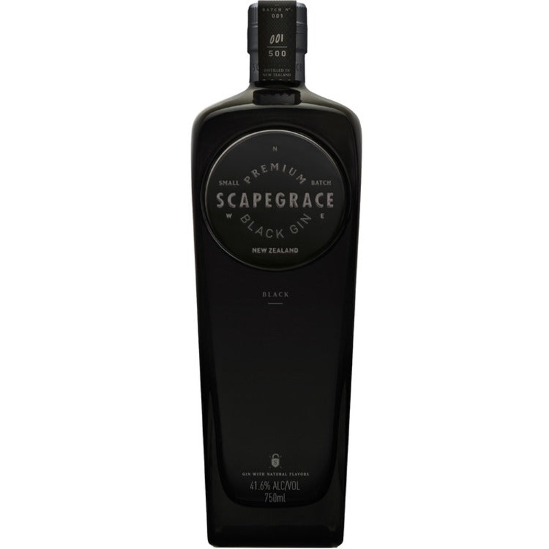 Scapegrace Black Gin Small Batch 83.2 750ML