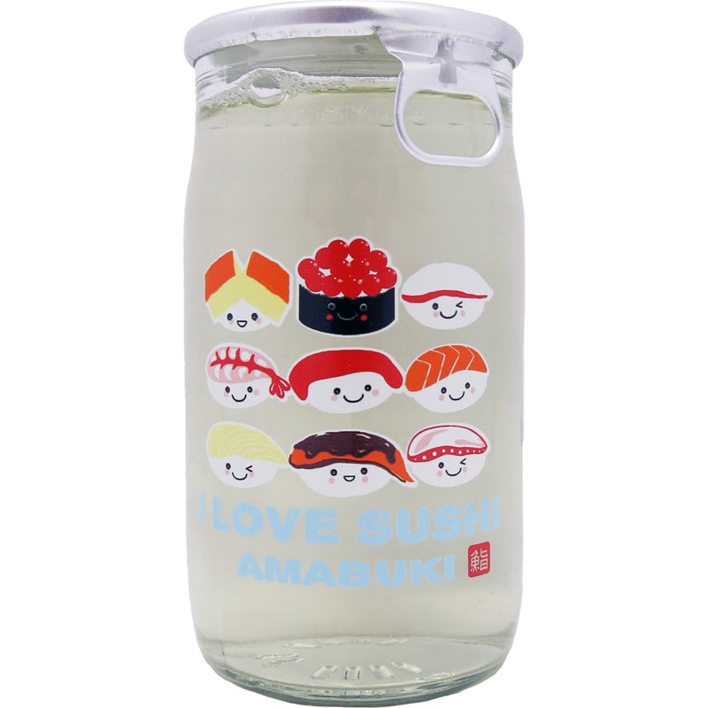 Amabuki I Love Sushi Sake 180ml