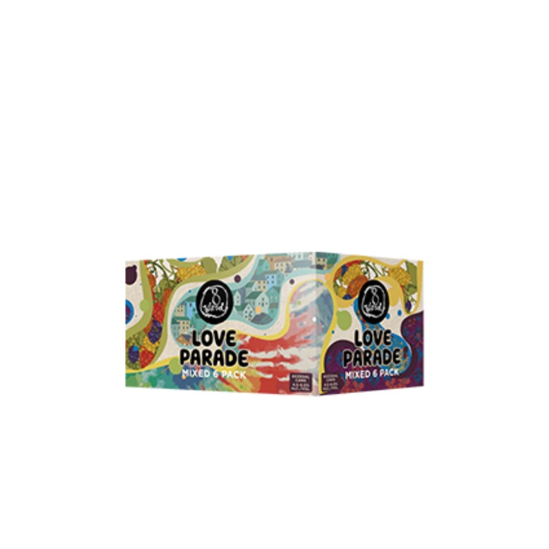 8 Wired Love Parade Mixed 6pk 330ml Cans
