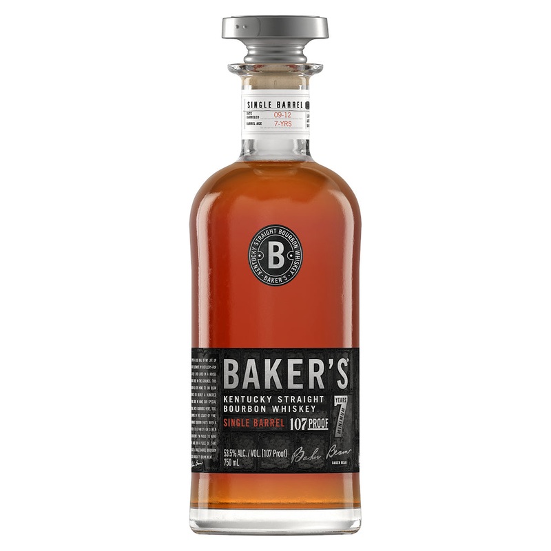 Baker’s Bourbon Single Barrel Kentucky Bourbon 7 Year Old 107 Proof 750ml