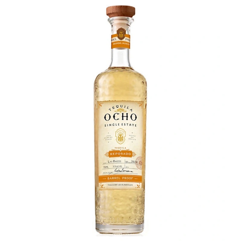 Tequila Ocho Reposado Las Races Barrel Proof 101 750mL