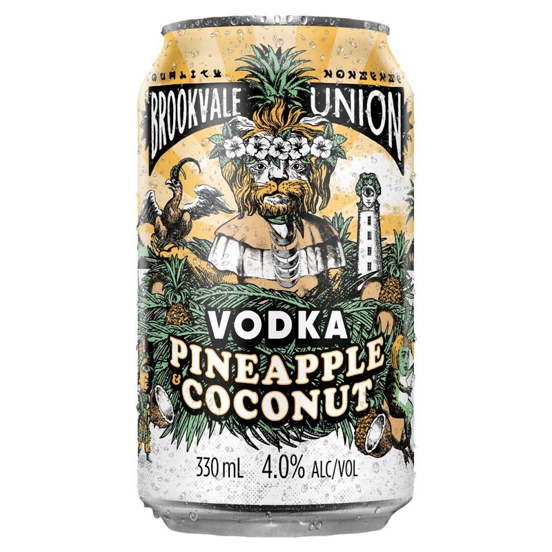 Brookvale Vodka Pineapple Coconut 330ml