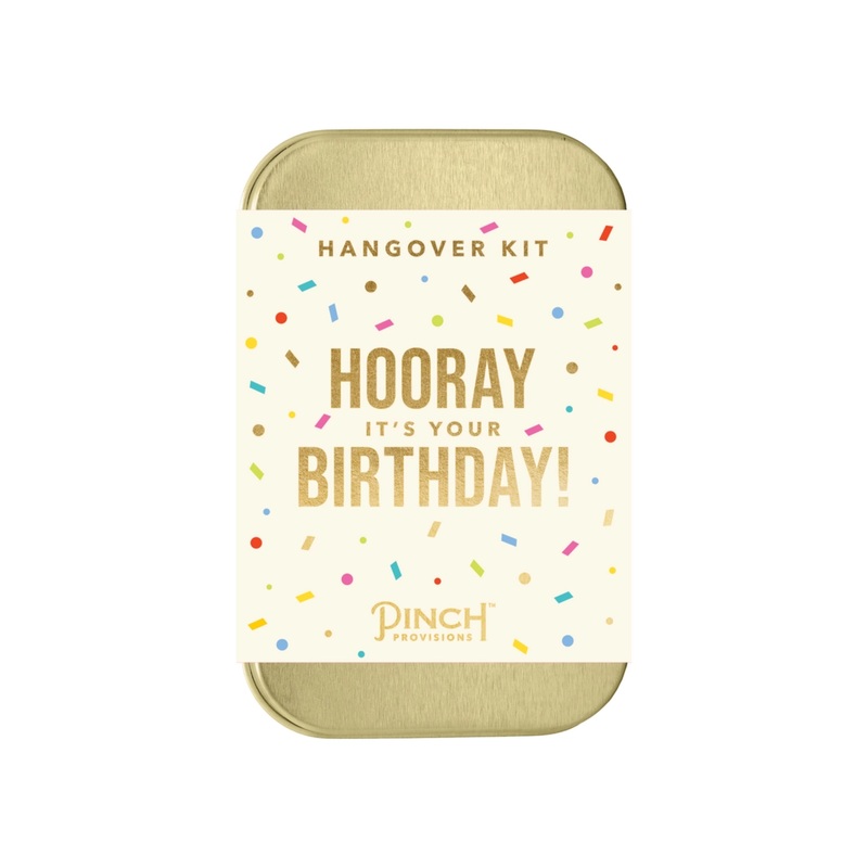 “Hooray It’s Your Birthday” Hangover Kit