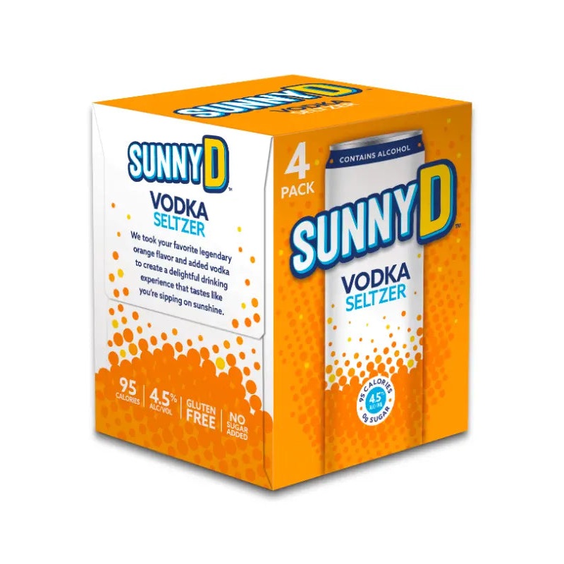 Sunny D Vodka Seltzer – 4 Pack