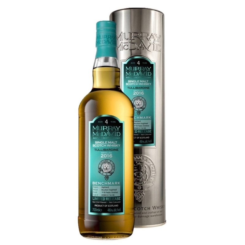 Tullibardine 4 Year Old 2016 Murray McDavid 1st Fill PX 46% 70cl
