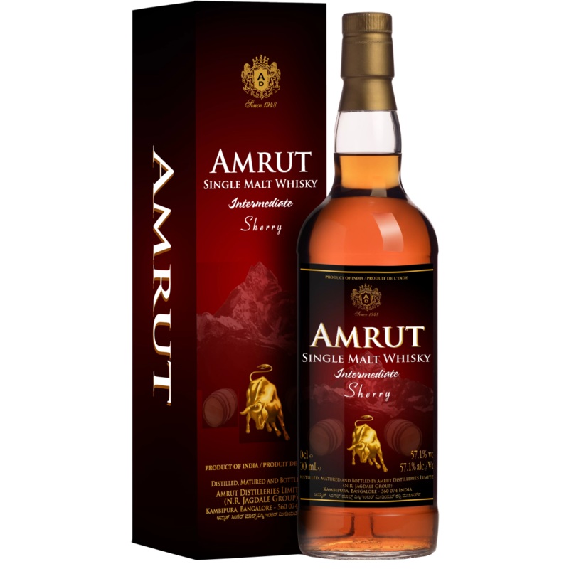 Amrut Single Malt Intermediate Sherry 750ml