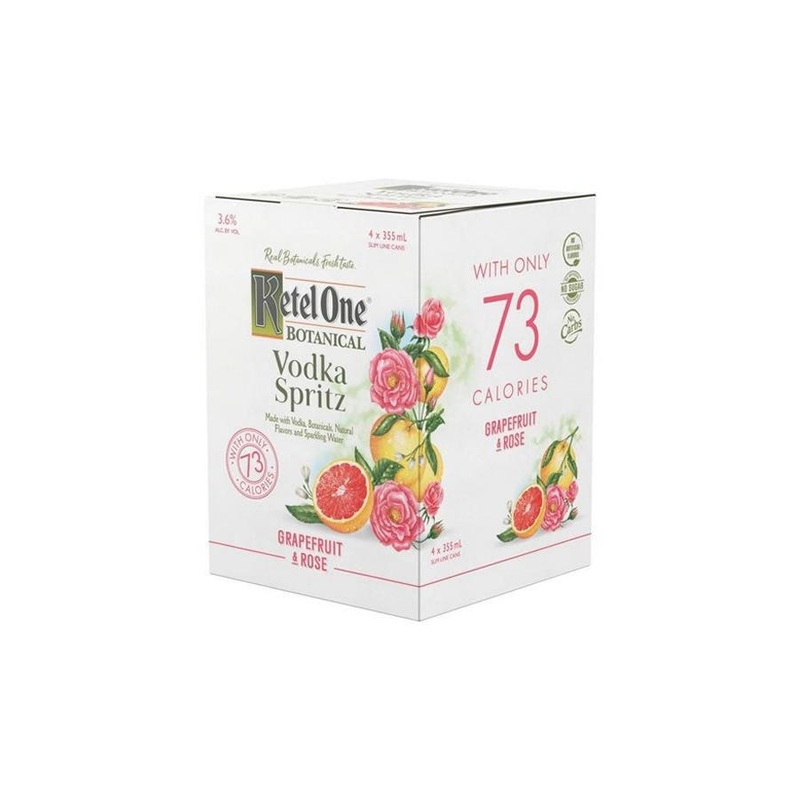 Ketel One Botanical Spritz Grapefruit and Rose 4PK
