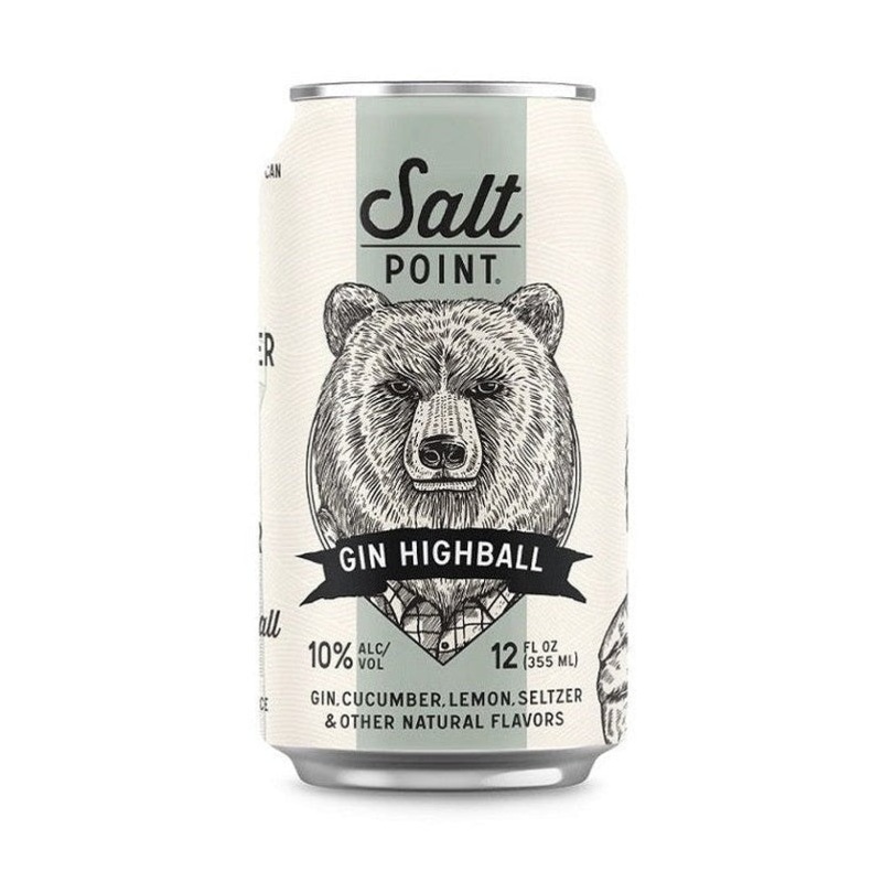 Salt Point Gin Highball Canned Cocktail 4-Pack