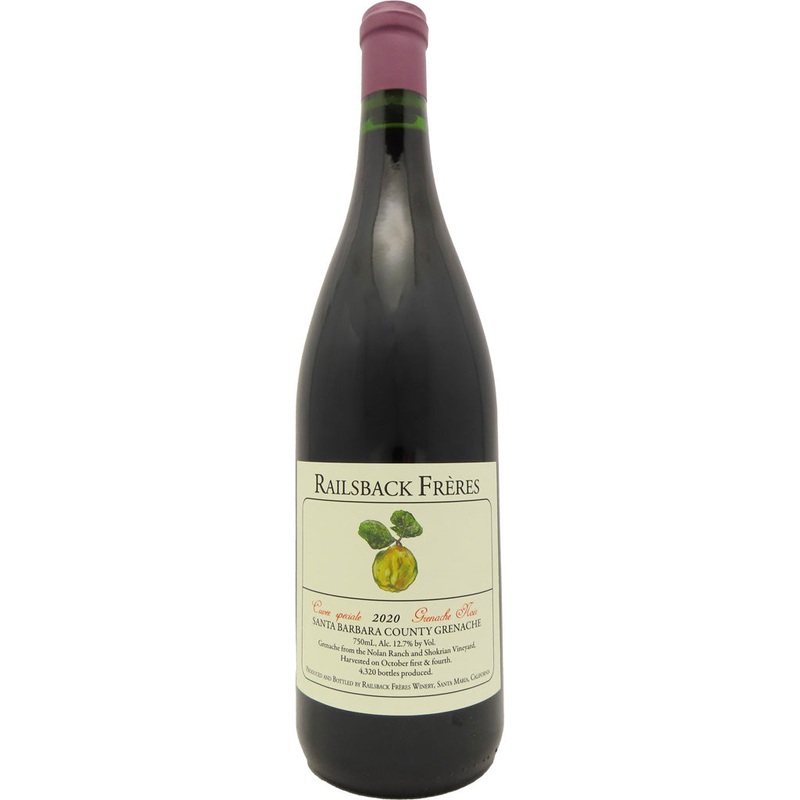 Railsback Freres Cuvee Speciale Grenache Noir Santa Barbara County 2020 750ml