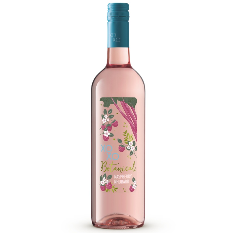 XOXO BOTANICALS RASPBERRY RHUBARB 750 ML
