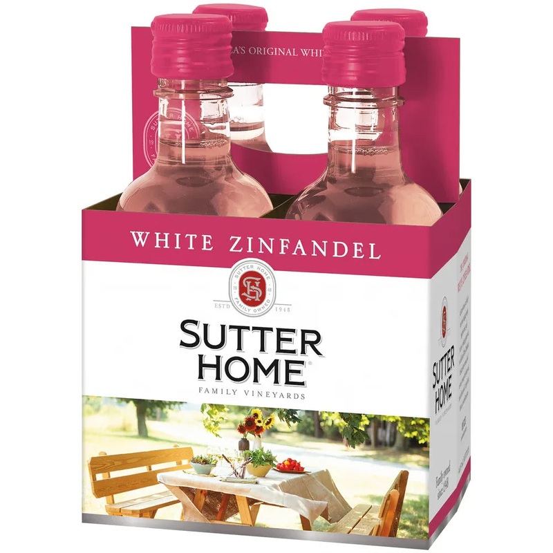 Sutter Home White Zinfandel 4Pk