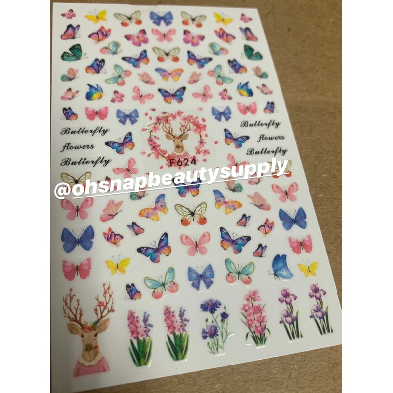 Butterfly F624 Sticker