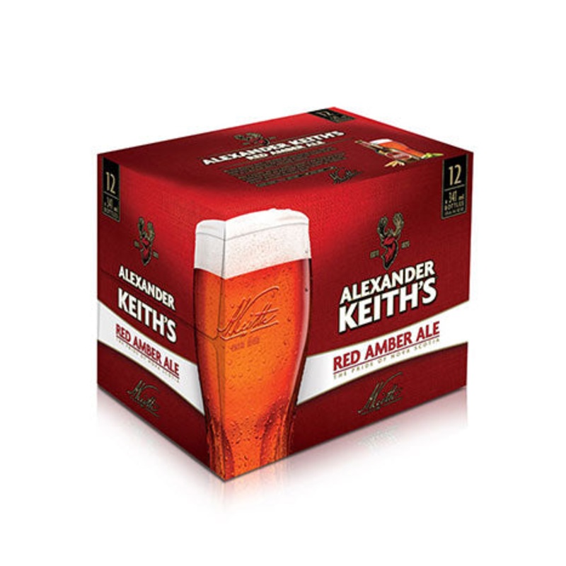 ALEXANDER KEITH’S RED AMBER 12 BOTTLES 341ML