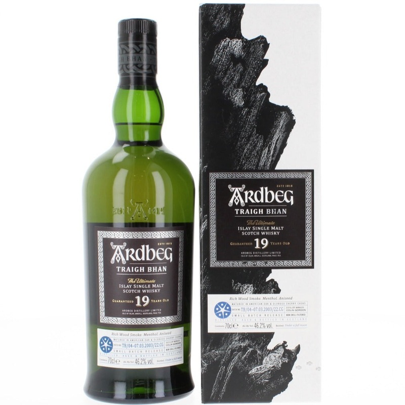 Ardbeg 19 Year Old Traigh Bhan Single Malt Scotch Whisky – 70cl 46.2%