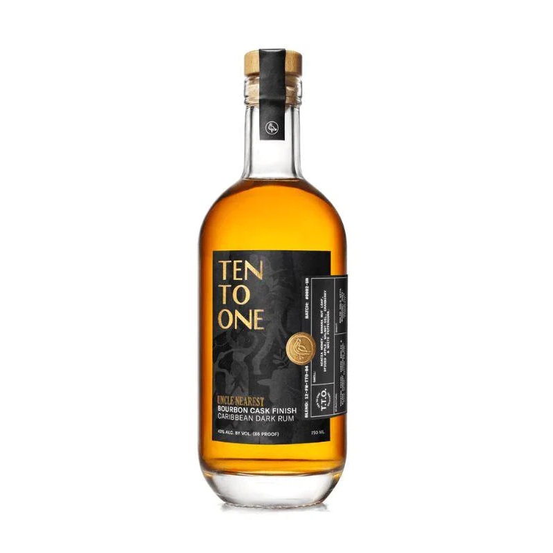 Ten To One X Uncle Nearest Bourbon Cask Finish Rum 750mL