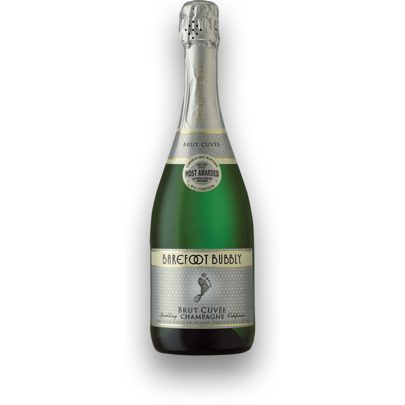 Barefoot Bubbly Brut Cuvee 750ml