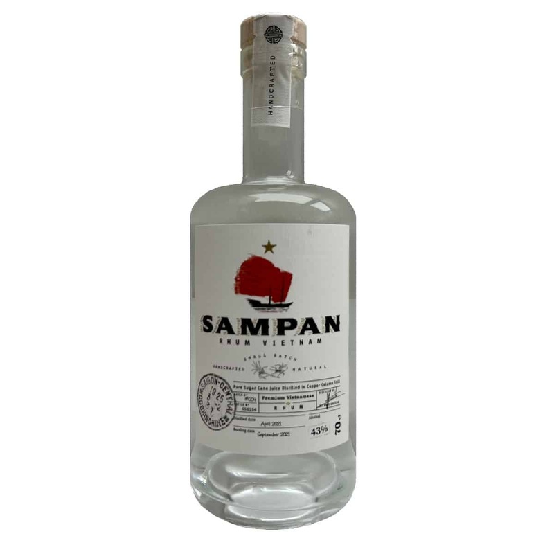 Sampan 43 White Cane Juice Batch 4 Rhum | 700ML