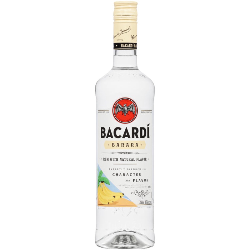 BACARDI BANANA FLAVORED RUM 70 750ML