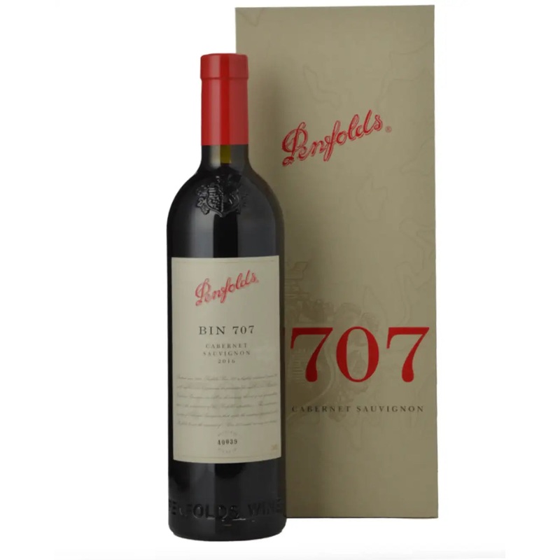 2016 Penfolds Bin 707 Cabernet Sauvignon 750ml with Original Presentation Box
