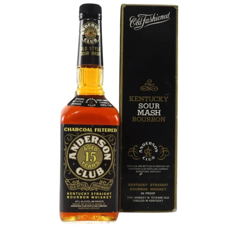 Anderson Club 15 Year Old Kentucky Straight Bourbon Whiskey 750ml
