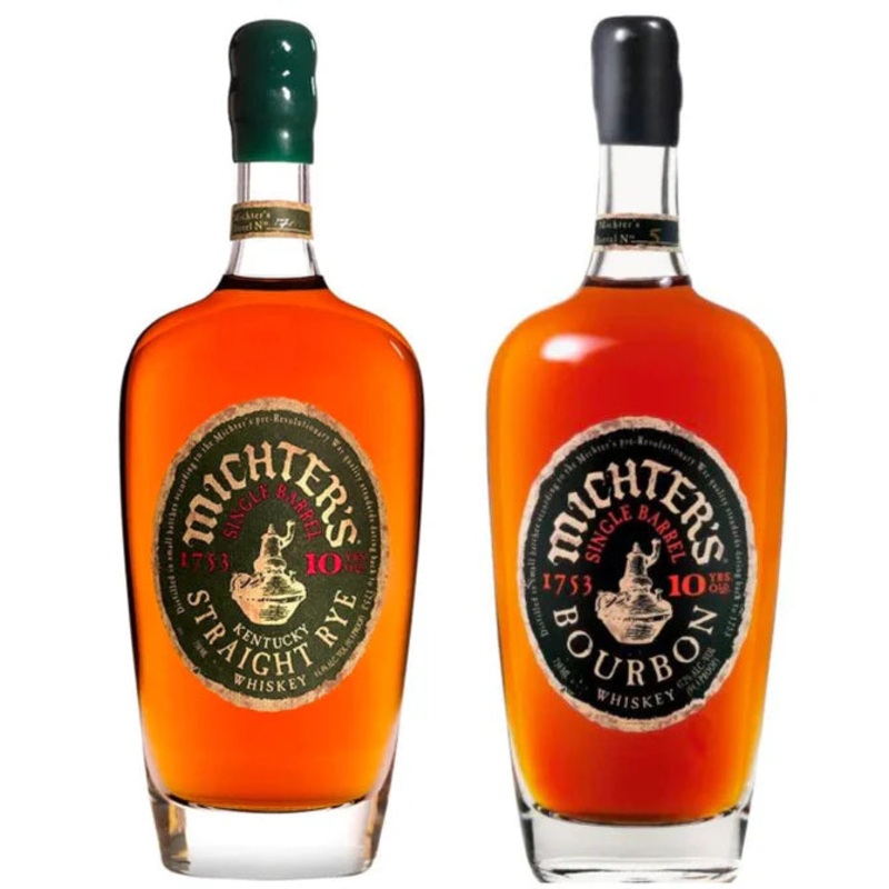 2023 Michter’s 10 Year Old Bourbon & Rye Kentucky Straight Whiskey Bundle 750ml