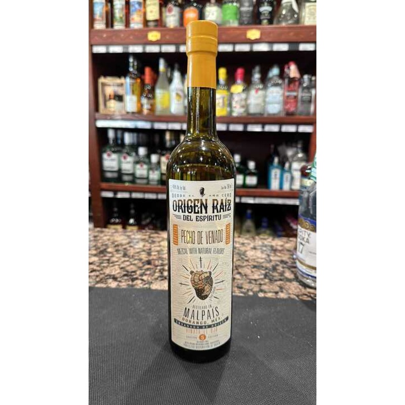 Origen Raiz del Espiritu Pecho de Venado Malpais Mezcal 750ml