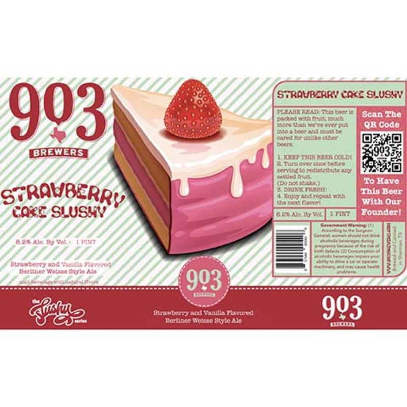 903 Brewers Strawberry Cake Slushy