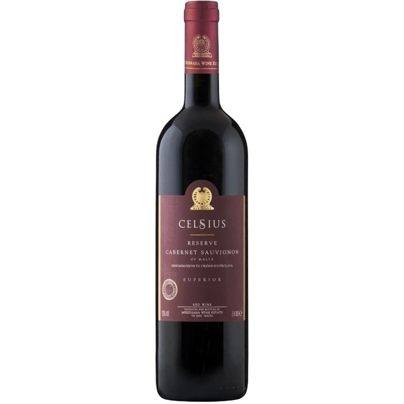 Celsius Reserve – Cabernet Sauvignon, Malta 13.5% 70cl