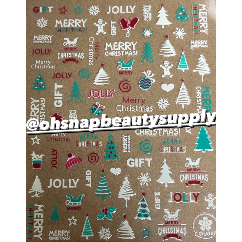 *Christmas CY 024 Sticker